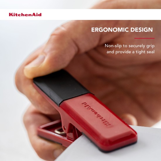 Set mit 4 Taschenclips, Kunststoff, Empire Red - KitchenAid