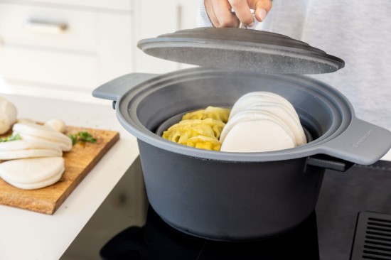 Passoire pliable 2 en 1, silicone, 39 x 29 cm - MasterClass