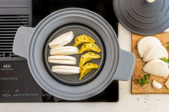 Passoire pliable 2 en 1, silicone, 39 x 29 cm - MasterClass