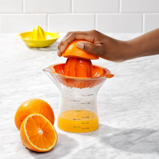 Exprimidor de cítricos 2 en 1, 350 ml, "Good Grips", Naranja - OXO
