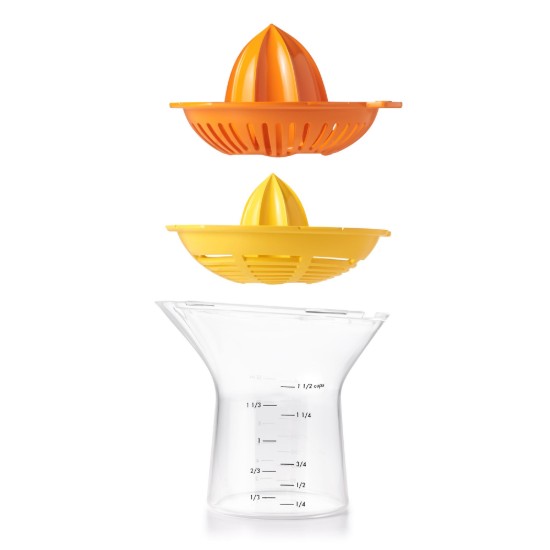 Exprimidor de cítricos 2 en 1, 350 ml, "Good Grips", Naranja - OXO