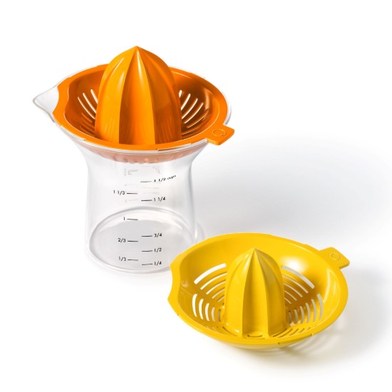 Exprimidor de cítricos 2 en 1, 350 ml, "Good Grips", Naranja - OXO