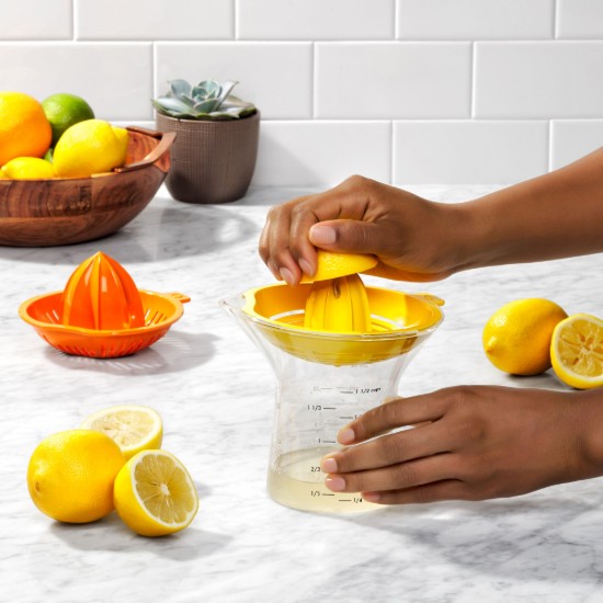 Exprimidor de cítricos 2 en 1, 350 ml, "Good Grips", Naranja - OXO
