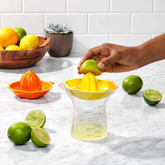 Exprimidor de cítricos 2 en 1, 350 ml, "Good Grips", Naranja - OXO