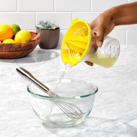 Exprimidor de cítricos 2 en 1, 350 ml, "Good Grips", Naranja - OXO