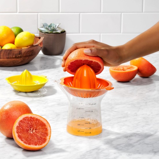Exprimidor de cítricos 2 en 1, 350 ml, "Good Grips", Naranja - OXO