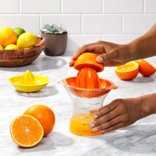Exprimidor de cítricos 2 en 1, 350 ml, "Good Grips", Naranja - OXO
