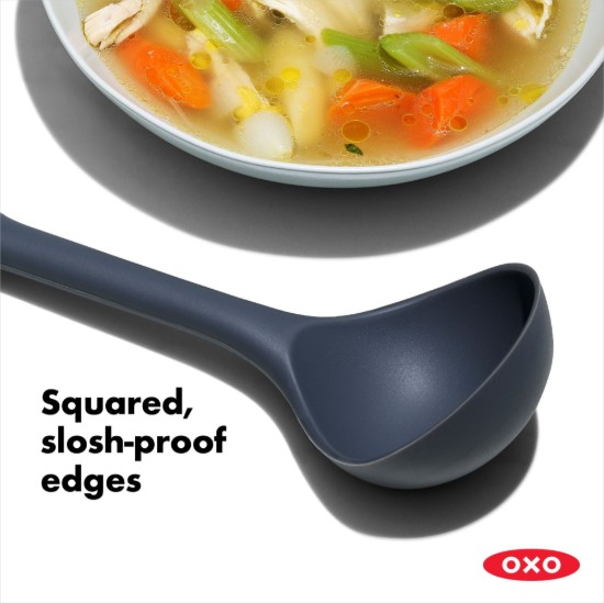 Kelle, Silikon, 34,3 cm, "Good Grips", Grau – OXO