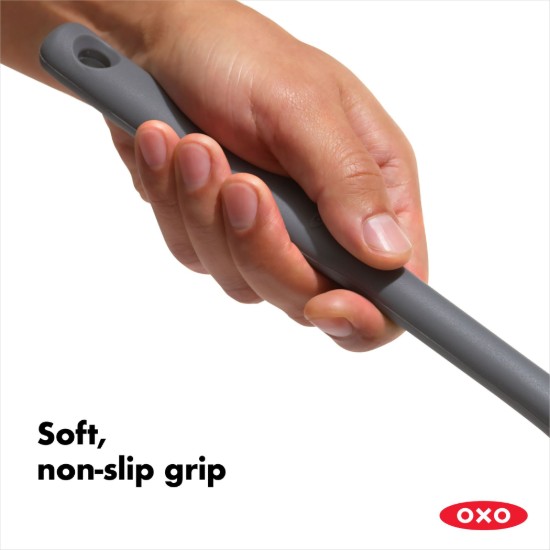 Kelle, Silikon, 34,3 cm, "Good Grips", Grau – OXO