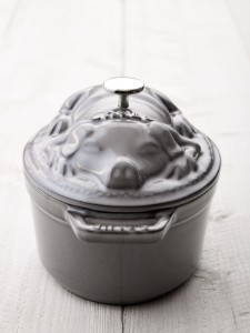 Kochtopf "Cocotte cochon", Gusseisen, 17cm/1L, Graphite Grey - Staub
