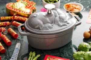 Kochtopf "Cocotte cochon", Gusseisen, 17cm/1L, Graphite Grey - Staub