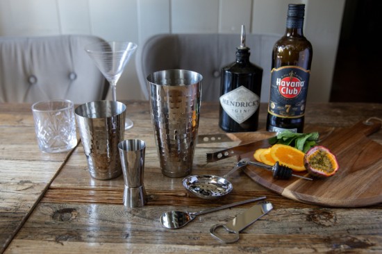 Set voor het bereiden van cocktails, roestvrij staal, 8-delig – BarCraft