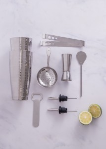 Set zur Zubereitung von Cocktails, Edelstahl, 8-teilig – BarCraft