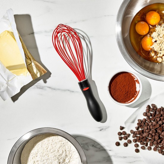 Silicone whisk, 28 cm, "SoftWorks", Red - OXO