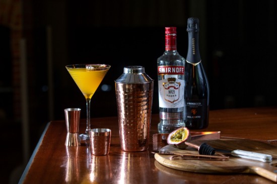 Набор для коктейлей, 7 предметов, нержавеющая сталь, медь - BarCraft