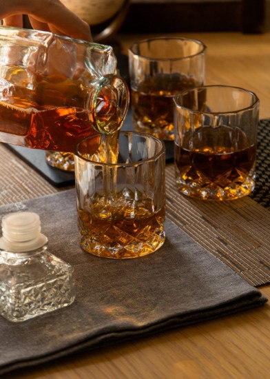 Сет декантер и чаша за виски, 5 делова, стаклени - BarCraft