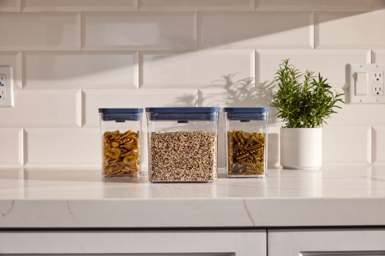 3-piece POP food container set, plastic, Storm Blue - OXO