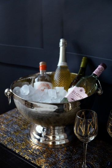 Eiskübel aus Edelstahl mit Griffen – BarCraft