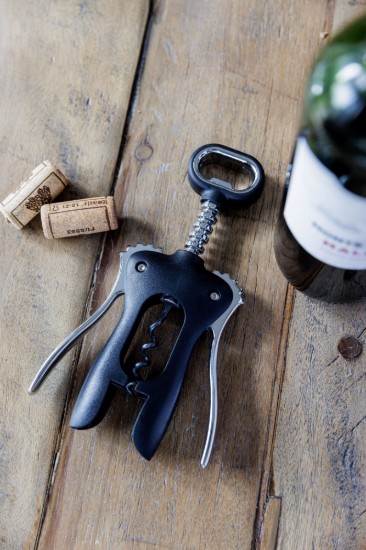 Zinken kurkentrekker, zwart - BarCraft