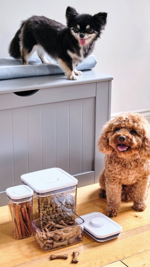 Квадратна посуда за храну, пластична, 16 к 16 к 24 цм, 4,2 Л - OXO