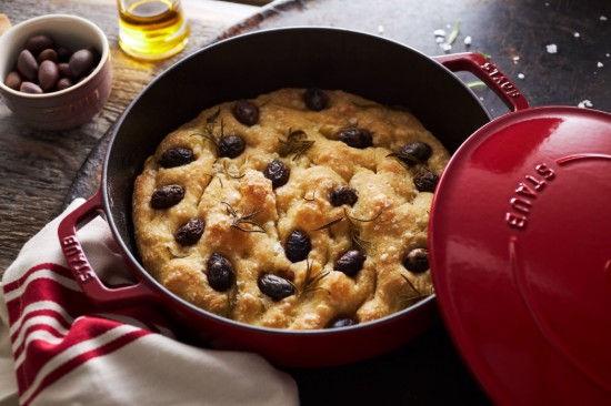 Chistera Kochtopf, Gusseisen, 28 cm, Cherry - Staub