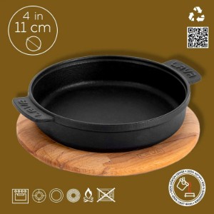 Στρογγυλή μίνι κατσαρόλα με βάση, 11 cm - LAVA