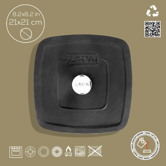 Grill press, 20 cm - LAVA