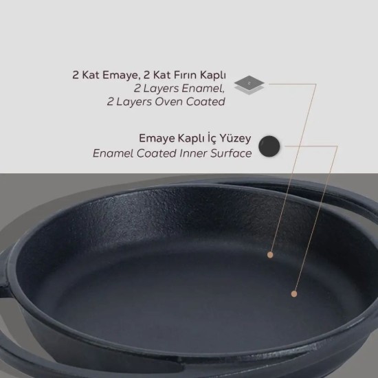 Malmist alus, 16 cm - LAVA kaubamärk