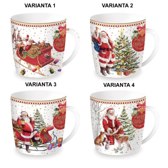 Mug poircealláin, 350 ml, <<CHRISTMAS MEMORIES>> - Branda Nuova R2S
