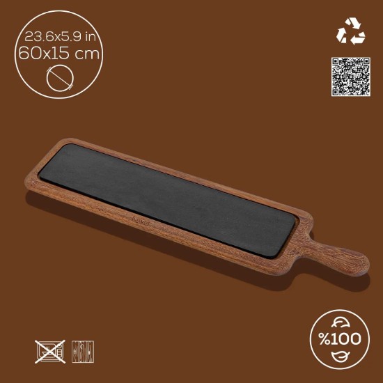 Plateau de service, 60 x 15 cm - Marque LAVA