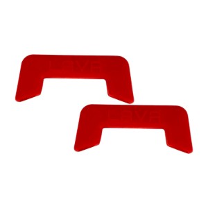 Σετ 2 χερούλια, σιλικόνη, κόκκινο - μάρκας LAVA