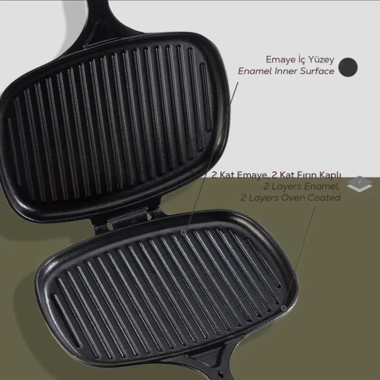 Grill pan for toast, 18 x 26 cm - Lava brand