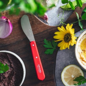 Voiveitsi N°117, ruostumaton teräs, 6,5 cm, "Les Essentiels", punainen - Opinel