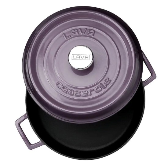 Kochtopf, Gusseisen, 28 cm / 3,5 l, "Trendy", lila - LAVA