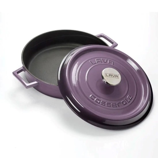 Kochtopf, Gusseisen, 28 cm / 3,5 l, "Trendy", lila - LAVA