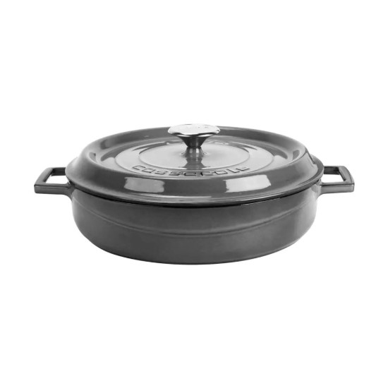 Liatinový kastról 28cm/3,5L "Premium Majolica", sivý - značka LAVA