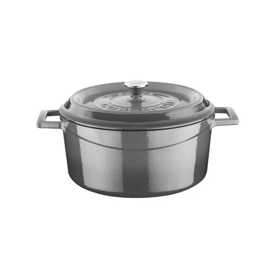 Tencere, dökme demir, "Trendy", 24 cm, gri - LAVA marka