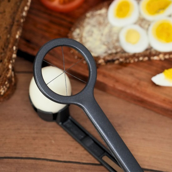 Eierschneider, Edelstahl, "Columbus", Black Edition - Westmark
