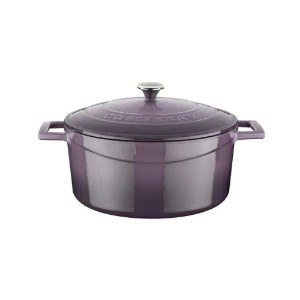 Κατσαρόλα, μαντεμένιο, 24 cm/4,5 L, "Folk", μωβ - LAVA