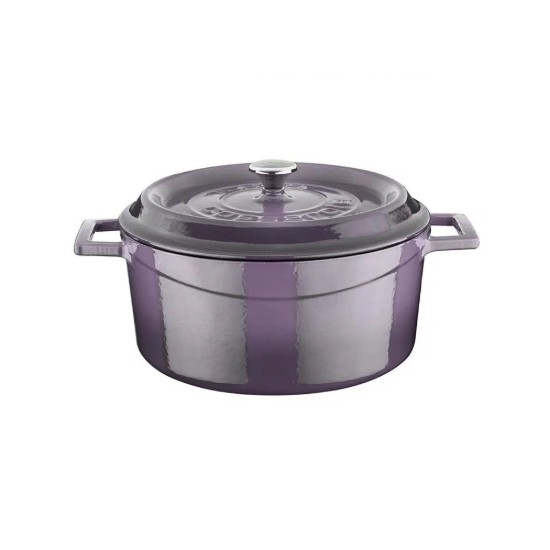 Stielkasserolle, Gusseisen, 24 cm, "Trendy", lila - Marke LAVA