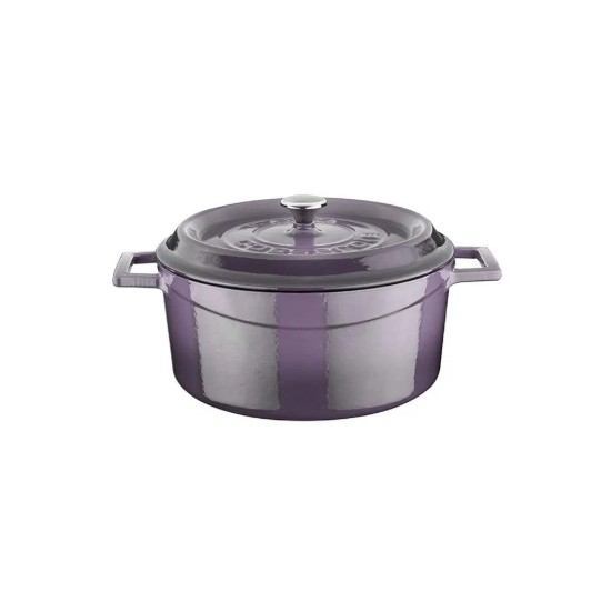 Stielkasserolle, Gusseisen, 20cm/2,82L, "Trendy", Lila - LAVA