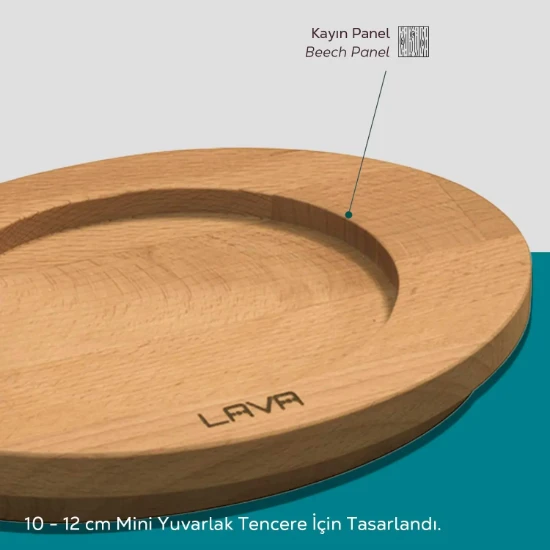 Ovaler Ständer für Mini-Auflauf, 11 cm - Marke LAVA