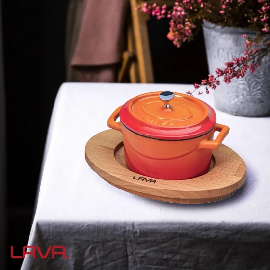 Ovaler Ständer für Mini-Auflauf, 11 cm - Marke LAVA