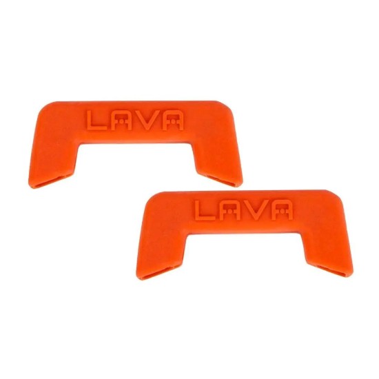 Set of 2 handles, silicone, orange color - LAVA brand