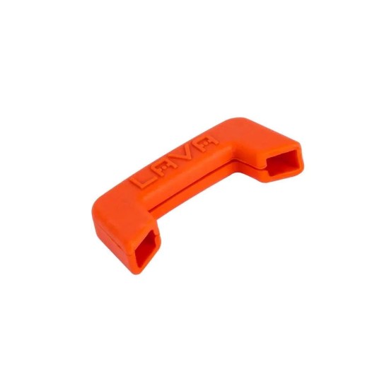 Set of 2 handles, silicone, orange color - LAVA brand
