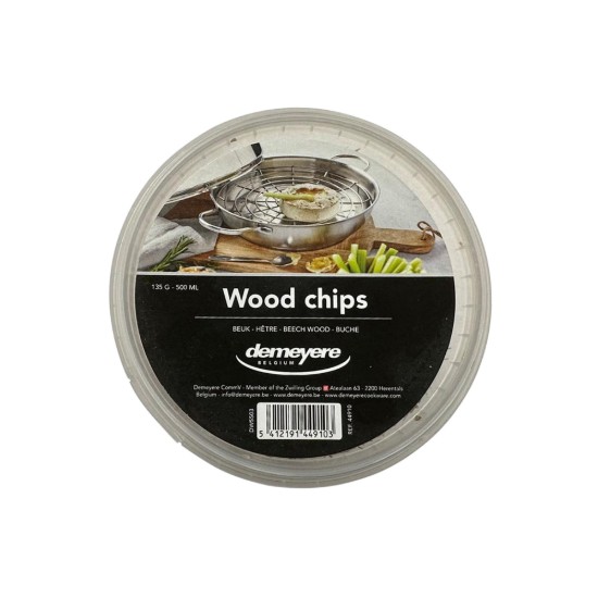 Schachtel mit Holzspänen für Räucheröfen, Buchenholz, 135 Gramm - Demeyere