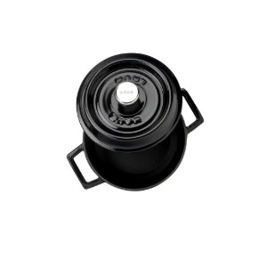 Мини лонац, ливено гвожђе, 12цм/0.53Л, "Trendy", црни - LAVA