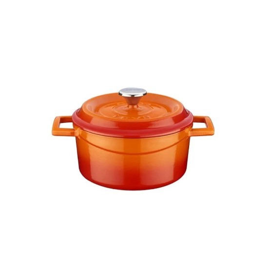 Mini-lonac, lijevano željezo, 12cm/0,53L, "Trendy", Orange - LAVA