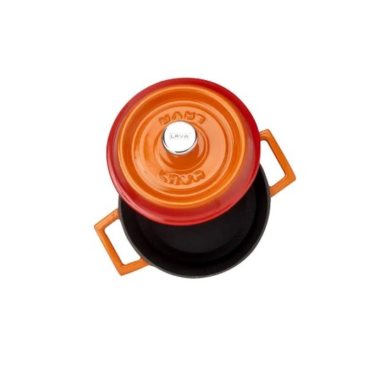 Mini-lonac, lijevano željezo, 12cm/0,53L, "Trendy", Orange - LAVA