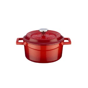 Cazo, gama "Trendy", hierro fundido, 14 cm, rojo - marca LAVA